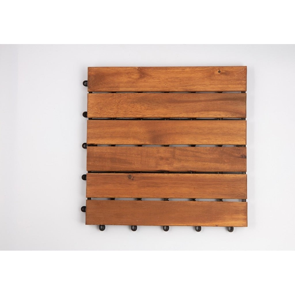 ACE 12x12 Floor Deck Tiles Acacia - 6pcs