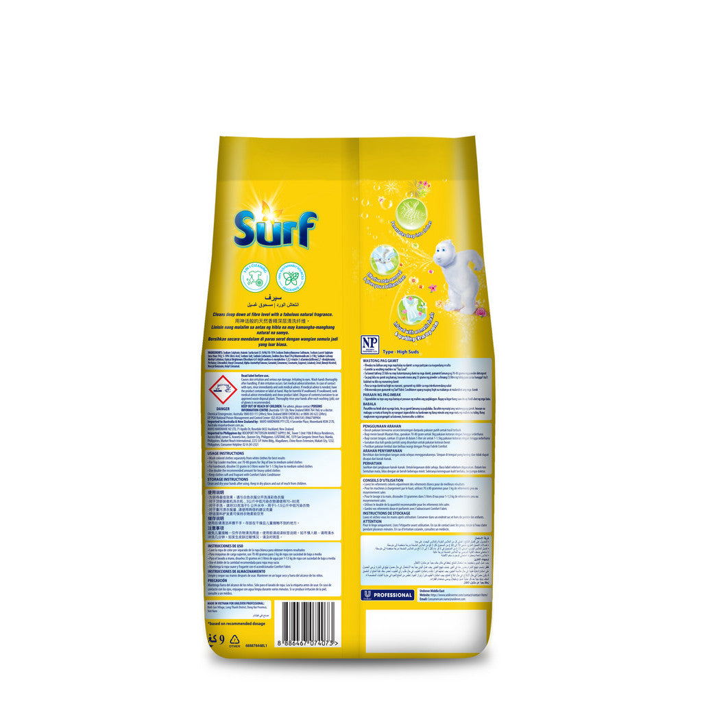 SURF 9kg Sun fresh Laundry Powder