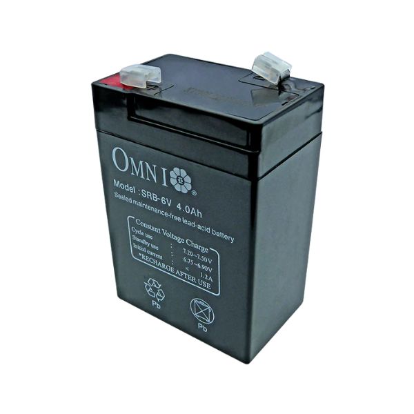 Omni Rechargeable Sealed Lead Acid Battery SRB-6V