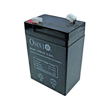 Omni Rechargeable Sealed Lead Acid Battery SRB-6V