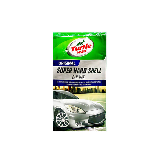 TURTLE WAX T-123 SUPER HARD SHELL CAR WAX SACHET 50ML