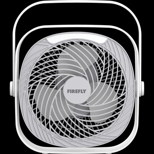 FIREFLY RECHARGEABLE BOX FAN WITH NIGHT LIGHT LITHIUM ION