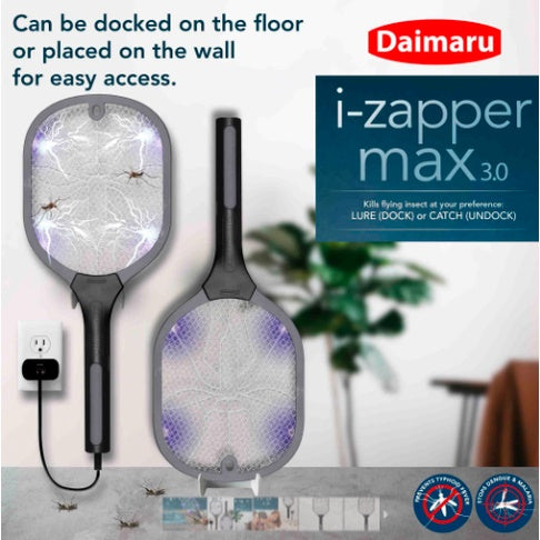 DAIMARU Izappermax 3 Swatter W/WLL Mount+Insect Killer