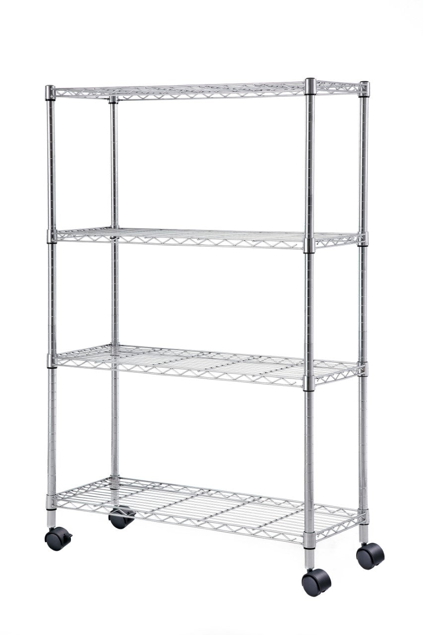 ACE 4-Tier Chrome Storage Rack 36x14x59