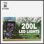 Yuletide Fantasy 200 Strobe LED Christmas Lights 14m – Multicolored