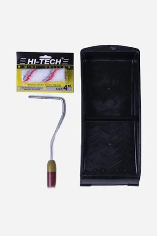 Hi-Tech 4" Mini Paint Roller with Tray