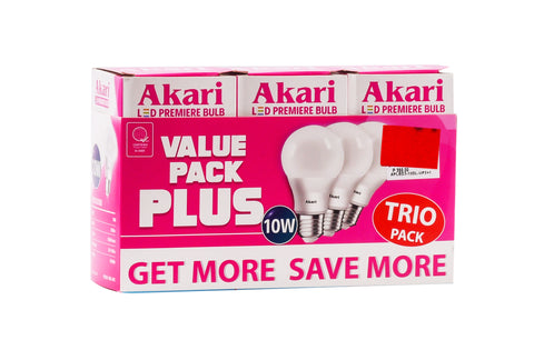 Akari LED Bulb Value Pack 10W Daylight