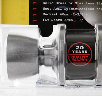 SOBO Stainless Steel Door Knob Set 588SS