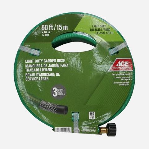 ACE Light Duty Garden Hose 50ft x 1/2 inches