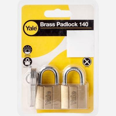 Yale 30MM Brass Padlock V140.30KA2