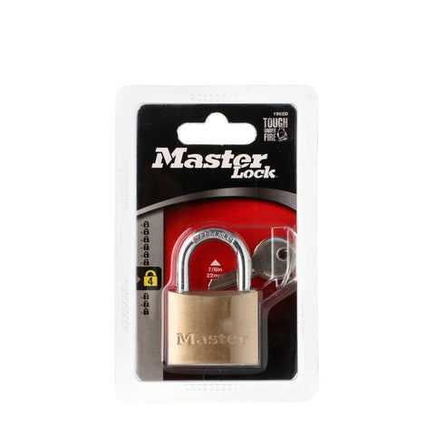 Master Lock 40mm Solid Brass Padlock with Keys