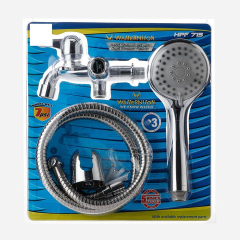 Wassernison Hand Shower Set with Dual Shower Faucet HPF715