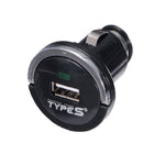 Type S USB Power Adaptor Mini- Black