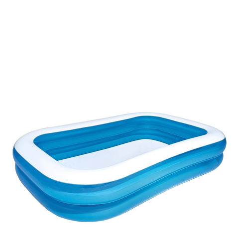 Bestway 8.7x5.7ft. Rectangular Inflatable Family Pool in Blue
