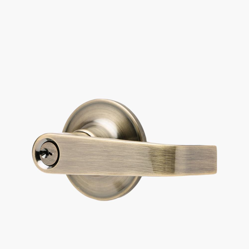 SOBO Front and Back Lever Door Lock (Antique Brass)