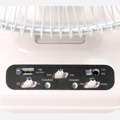 Akari 12IN LED Rechargeable Oscillating Floor Fan ARF-5313F