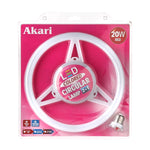 Akari LED Colored Circular Lamp 20W - Red
