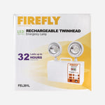 Firefly Rechargeable Twin Head Emergency Lamp