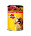 Pedigree Dog Food Beef 400g (can)