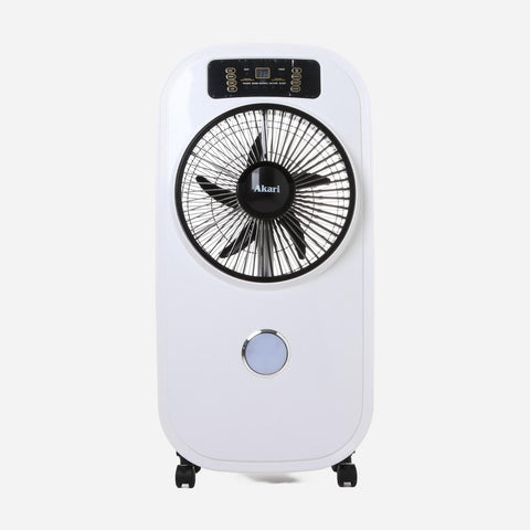 Akari 12 In. Slim Rechargeable Mist Fan with Fragrance ARMF-12F