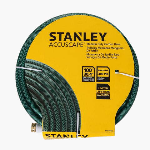 Stanley 100FT Accuscape Medium Duty Garden Hose BDS7300AS