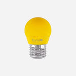 Omni 1.5W LED Yellow Colored Round Bulb