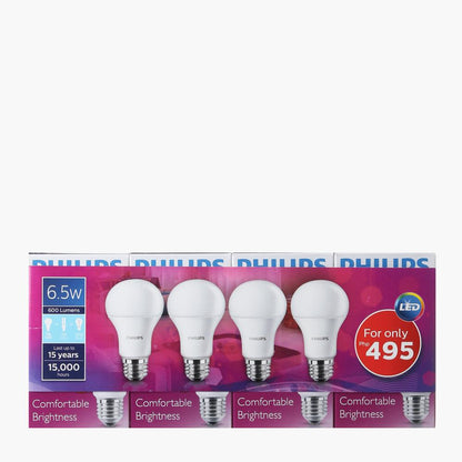 Philips LED Light Bulb 6W Cool Daylight (Set of 4)