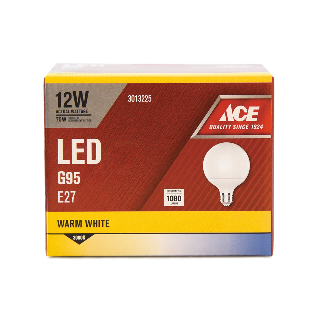 Ace LED Globe G95 12W E27 3000K WW AHPI