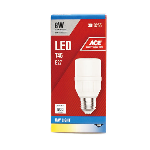 Ace LED Tube Bulb T45 8W E27 3000K WW