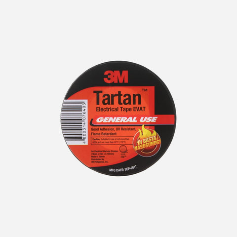 Tartan Electrical Tape EVAT 19mm x 16m - Black