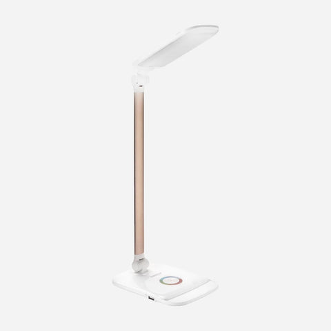 Firefly 60 LED Tri-color Desk Lamp with Multi-color Night Light