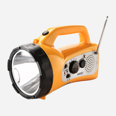 Firefly Powerful LED Torch Lamp with AM/FM Radio