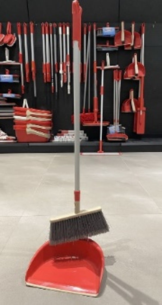 Clean Home Broom & Dust Pan Set CLHFSZ0027 AHPI