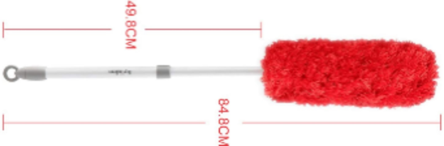 Clean Home Extendable Short Rod Microfiber Duster
