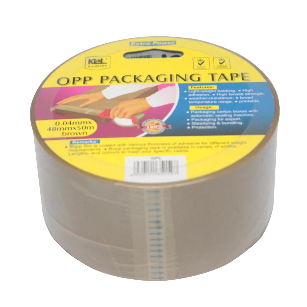 KL & Ling Packaging Tape- Brown