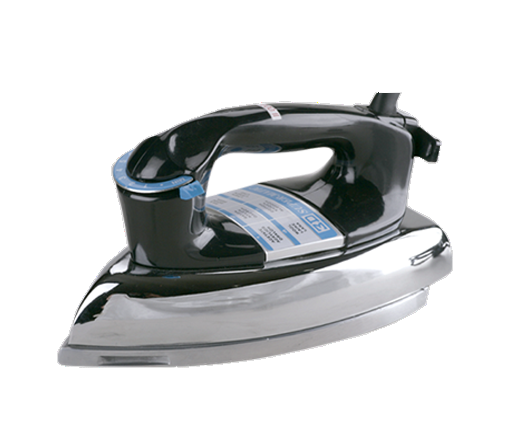 Iron clothes shop with flat iron