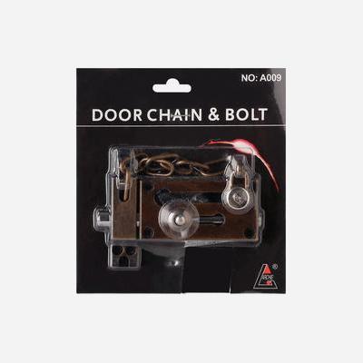 Archie Door Chain & Bolt A-009 Antique Brass