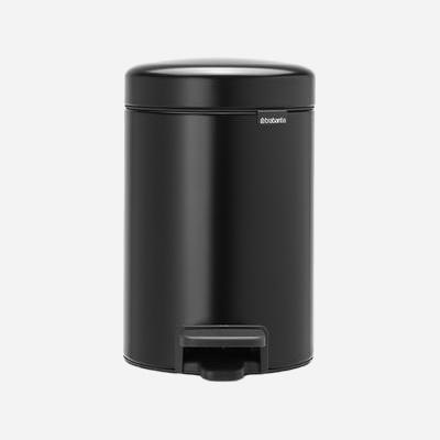 Brabantia Pedal Bin New Icon 3L – Matte Black