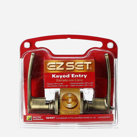 EZSET Keyed Entry Door Lock Set EZ500TZHWUS5