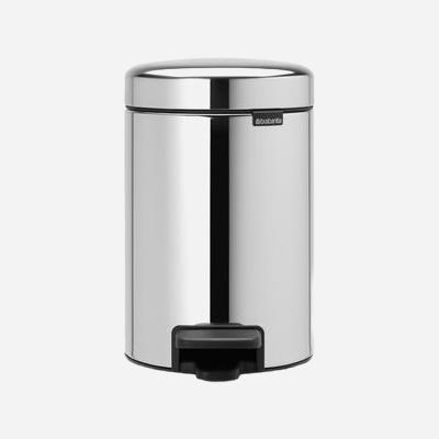 Brabantia Pedal Bin New Icon 3L – Brilliant Steel
