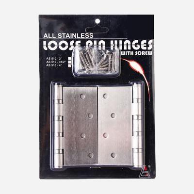 Archie 4" Stainless Steel Loose Pin Hinges