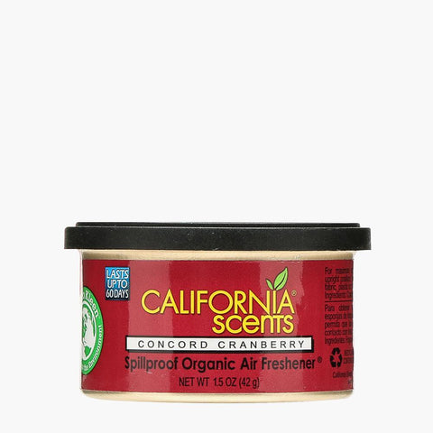 California Scents Concorde Cranberry Spillproof Organic Air Freshener -  42g