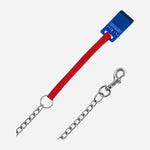 Muffy Chrome Chain Lead with Nylon Handle – Extra Large