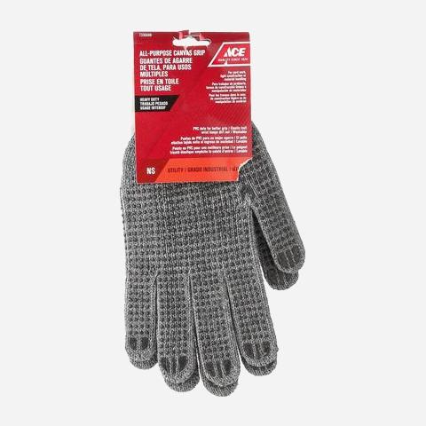 Ace All-Purpose Canvas Grip Utility Gloves