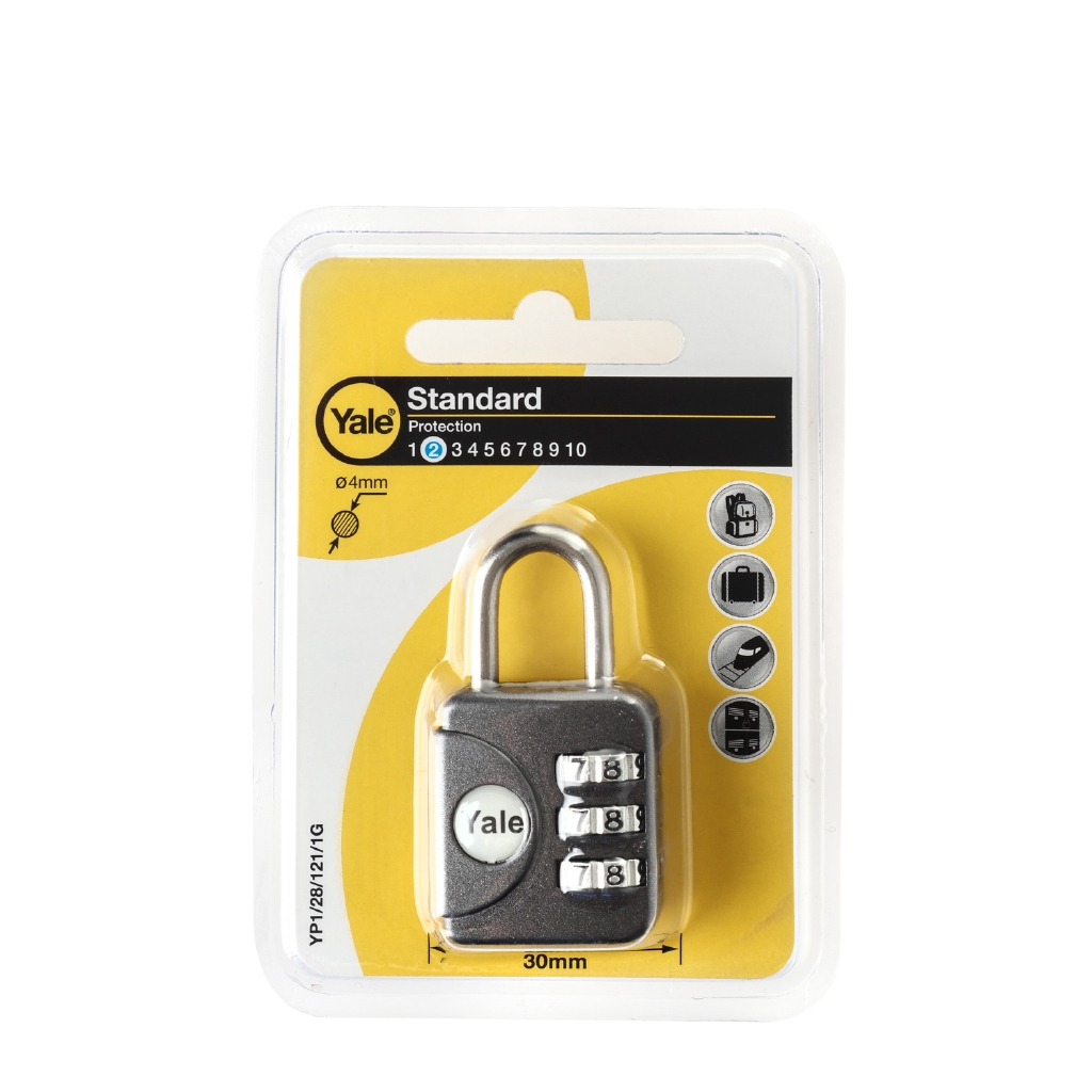 Yale Travel Combination Padlock 30mm