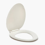 Ace 19" White Plastic Toilet Seat Cover
