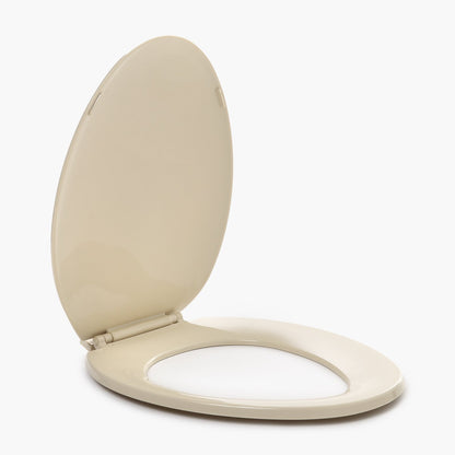 ACE 19" Bone Plastic Toilet Seat Cover