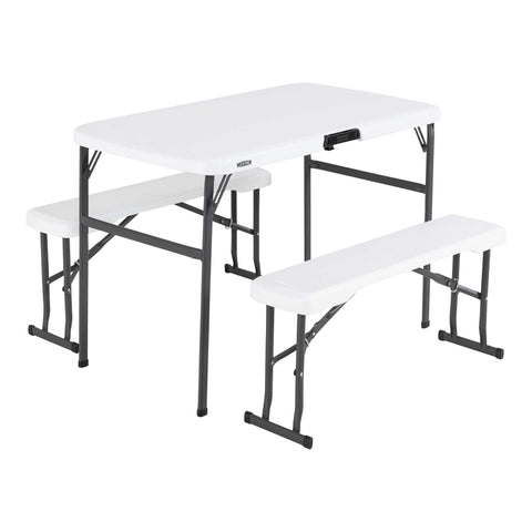 Lifetime 42 inches Picnic Folding Table with Benches
