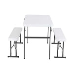 Lifetime 42 inches Picnic Folding Table with Benches