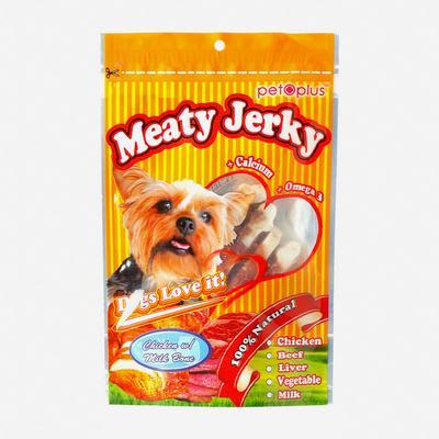 Pet Plus Meat Jerky Chicken w/Milk Bone